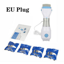 Load image into Gallery viewer, Electric Head Lice Removal Physical Head Lice Treatment Electrical Fleas Brush Comb Pet Cleaning Tool + 4 Capture Filter
