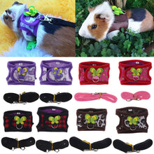 Load image into Gallery viewer, Hamster Harness Vest Adjustable Leash Set for Guinea Pig Chinchilla Mice Rat Ferret Small Animal Accessorie
